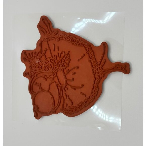 Rubber Stamp Ballerina With Balloon Design For Crafting & Card Making - Picture 3 of 4